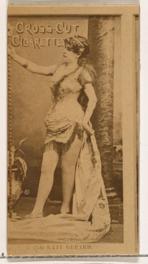 Vintage Kate Gerard Cigarette Card