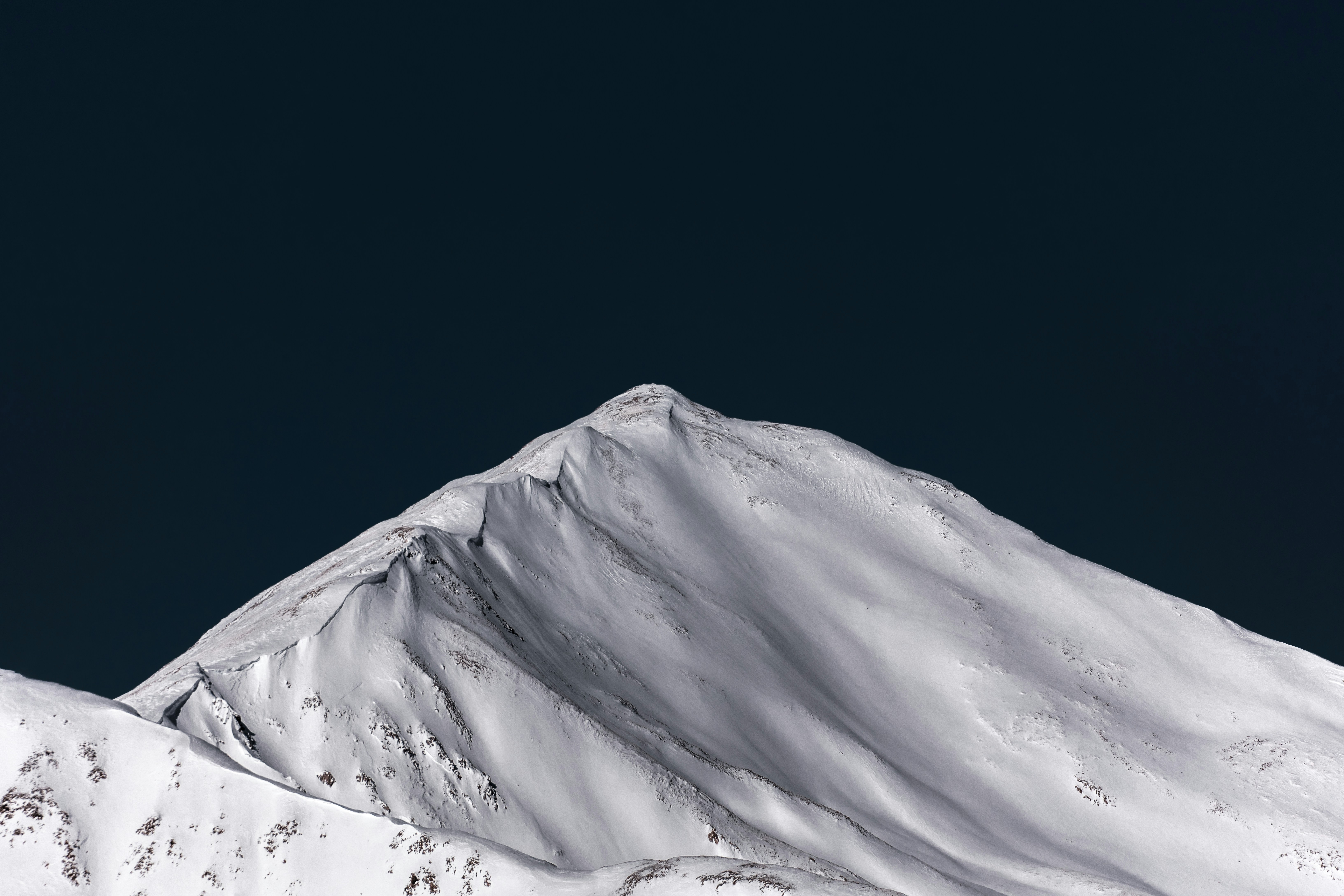Snow-capped Mountain Peak