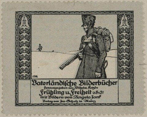 Vintage German Patriotic Book Cover