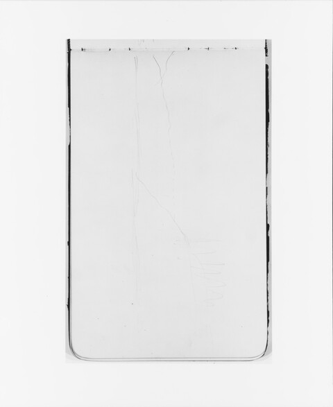 Empty Notepad Page With Faint Scribbles