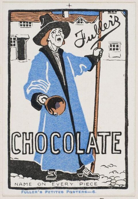 Fuller's Chocolate Vintage Ad Poster