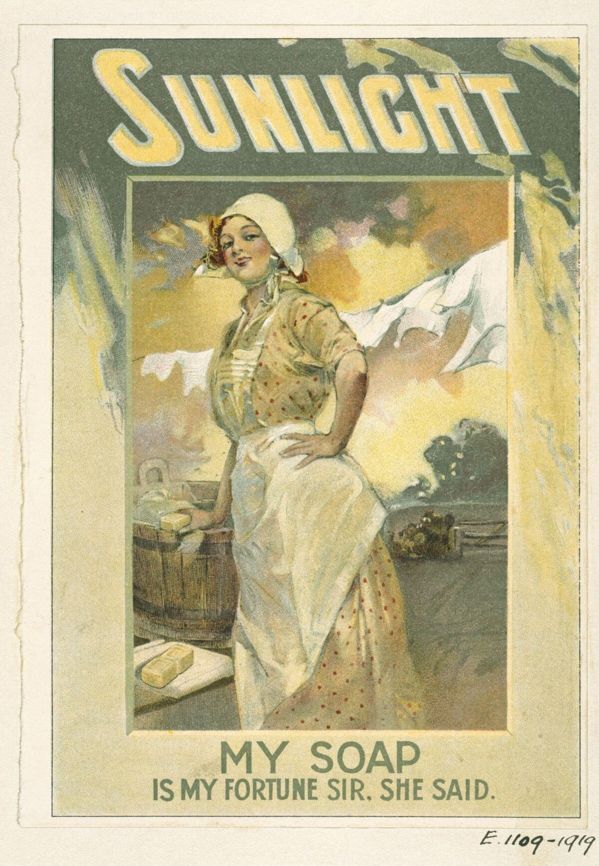Vintage Sunlight Soap Advertisement