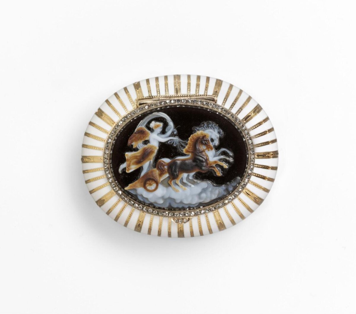 Antique Mythological Cameo Brooch