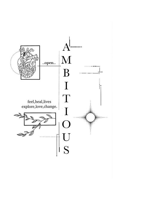 Minimalist Ambitious Typographic Art
