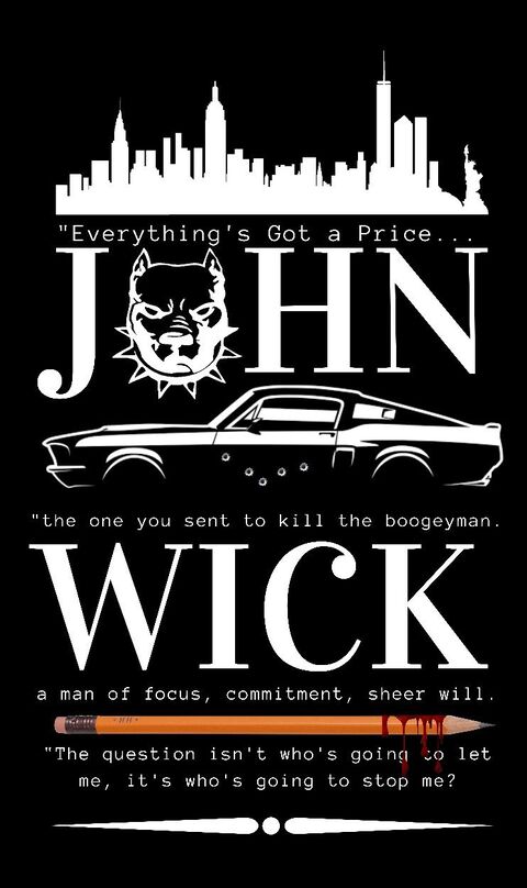 John Wick Minimalist Poster