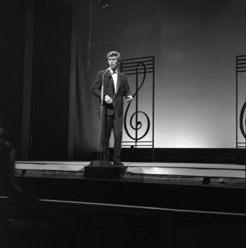 Male Singer Performing On Stage
