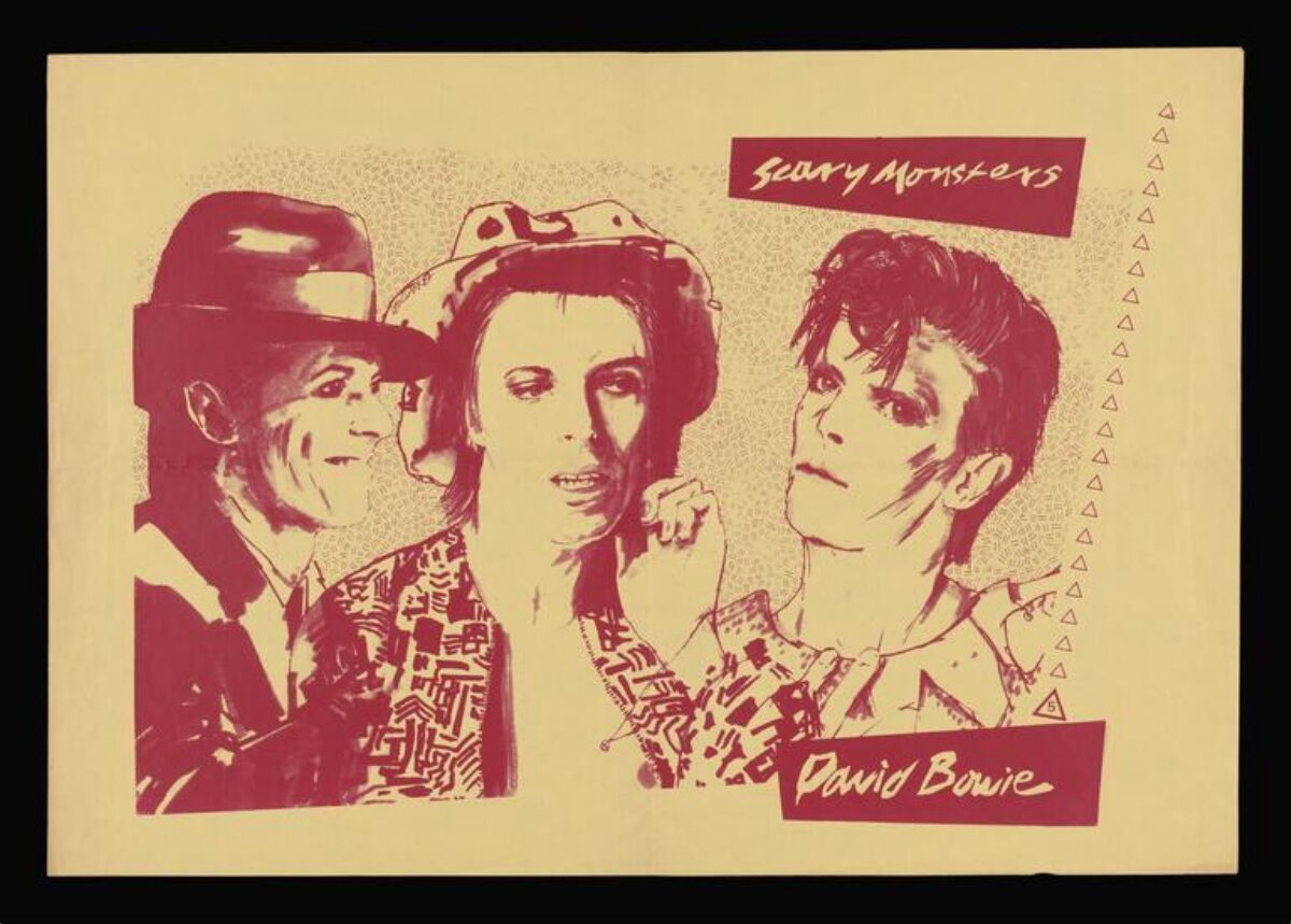 David Bowie Scary Monsters Poster