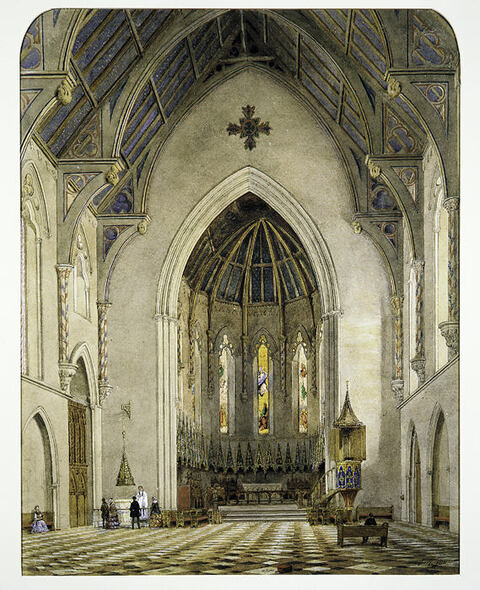 Gothic Church Interior
