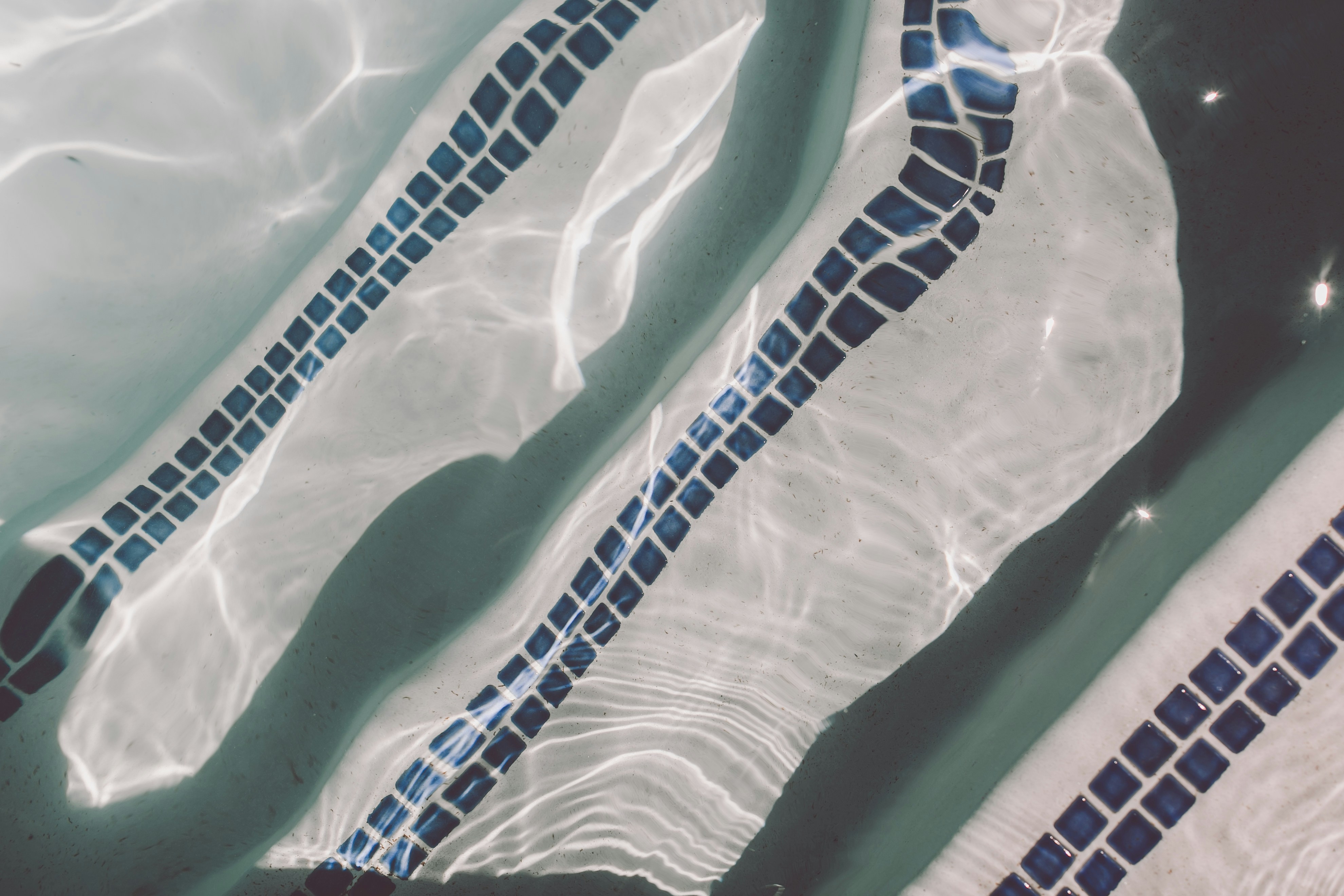 Underwater Swimming Pool Lane Tiles