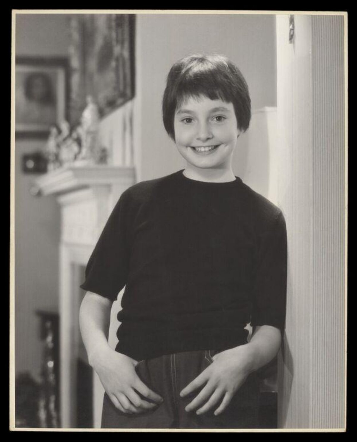 Smiling Young Boy Vintage Portrait