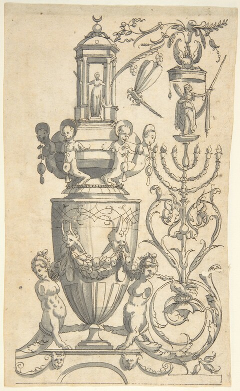 Decorative Ornament Ink Sketch