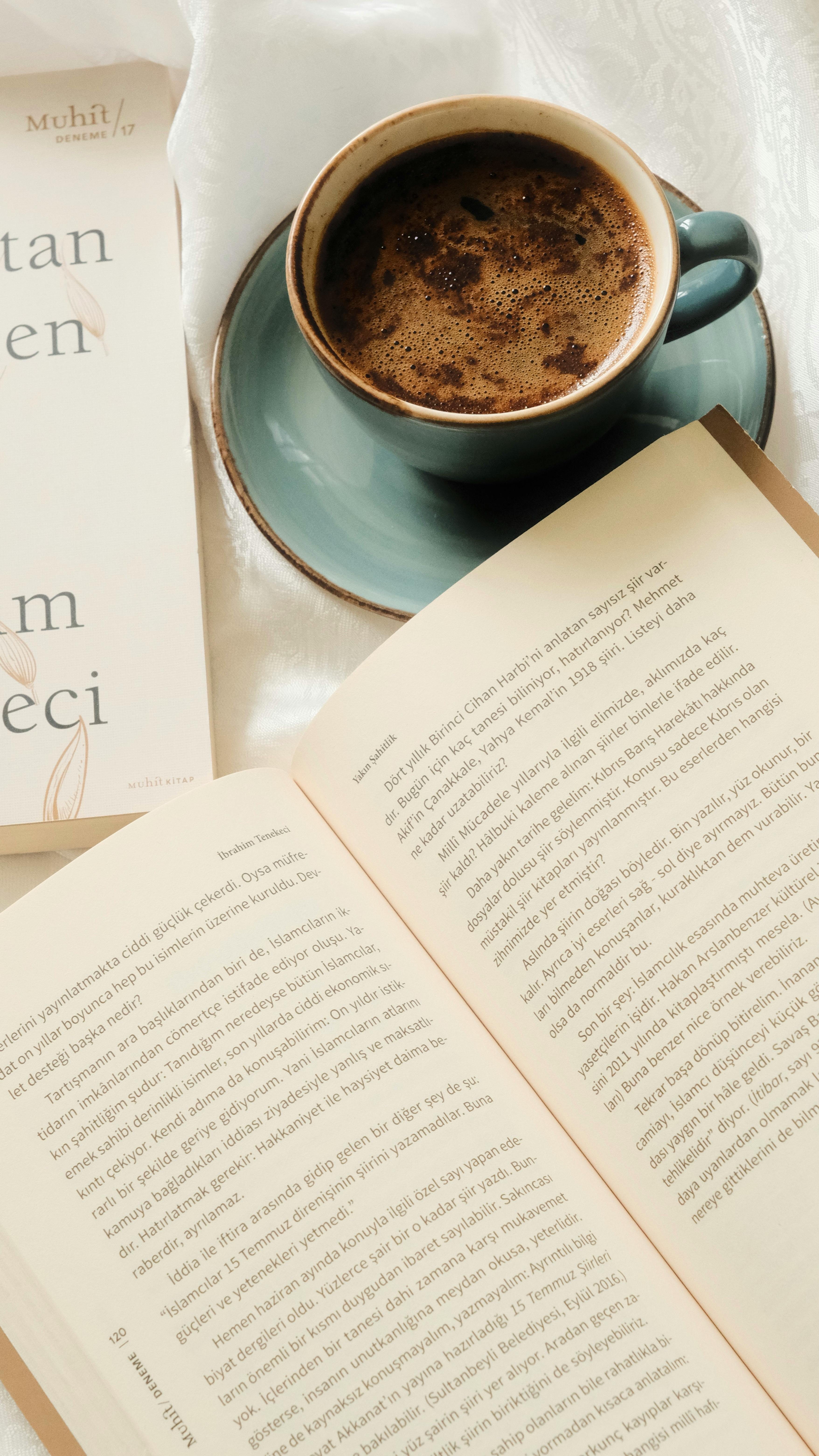 Turkish Coffee and Open Book
