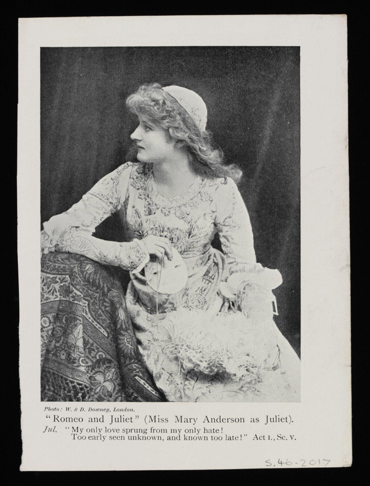 Mary Anderson as Juliet