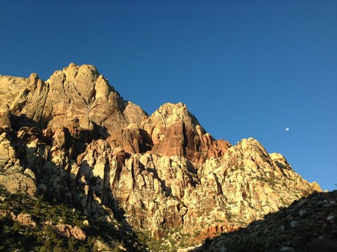 Rocky Mountain Peaks under Clear Sky