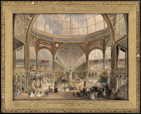 1862 London International Exhibition Interior
