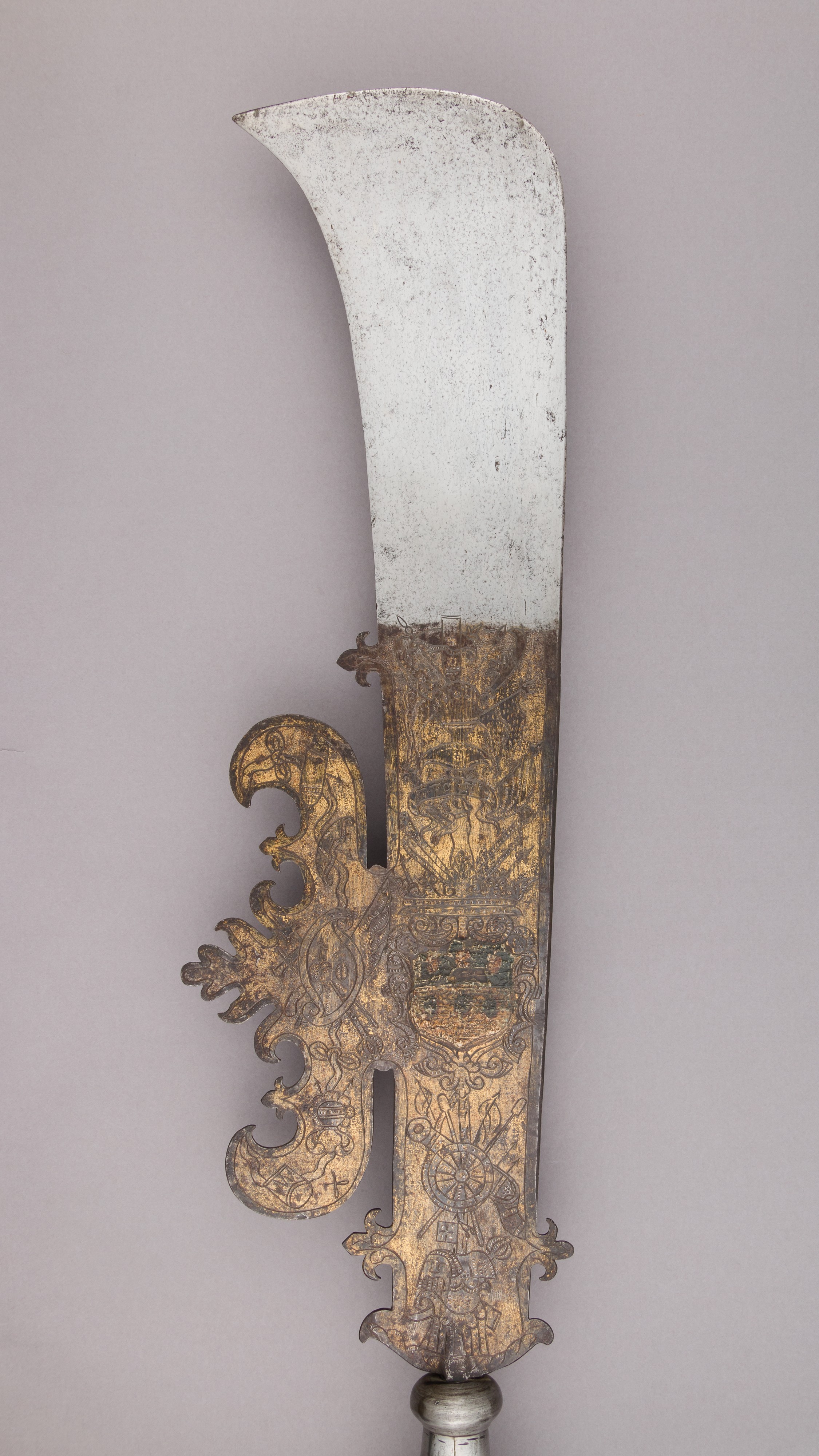 Ornate Engraved Polearm Head