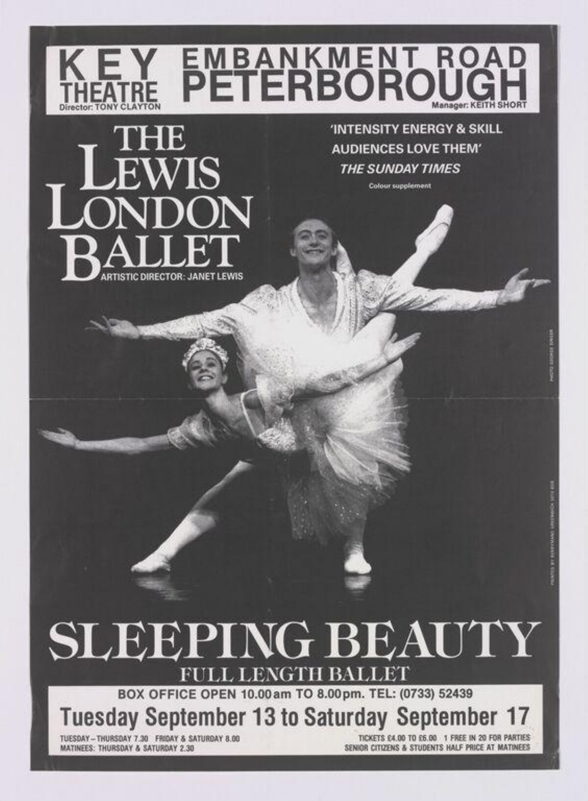 Sleeping Beauty Ballet Performance Poster