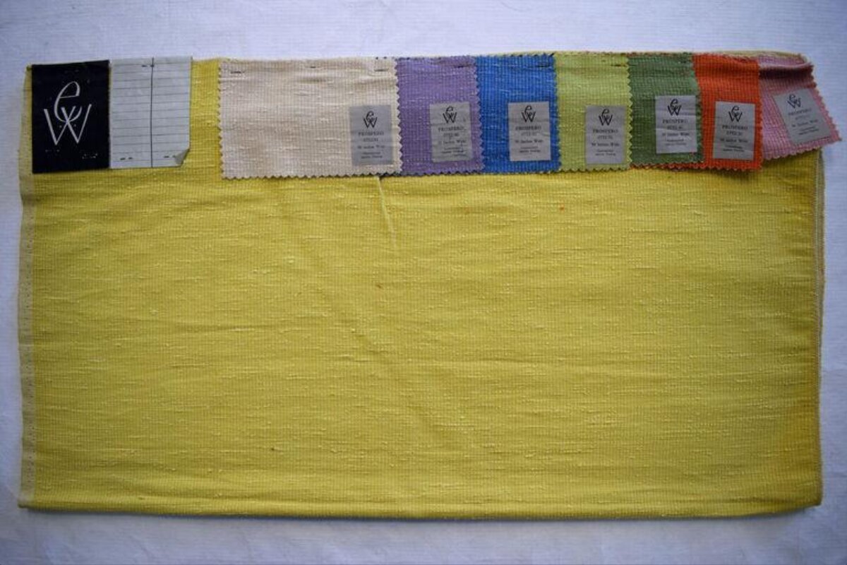 Textile Fabric Color Swatch Card