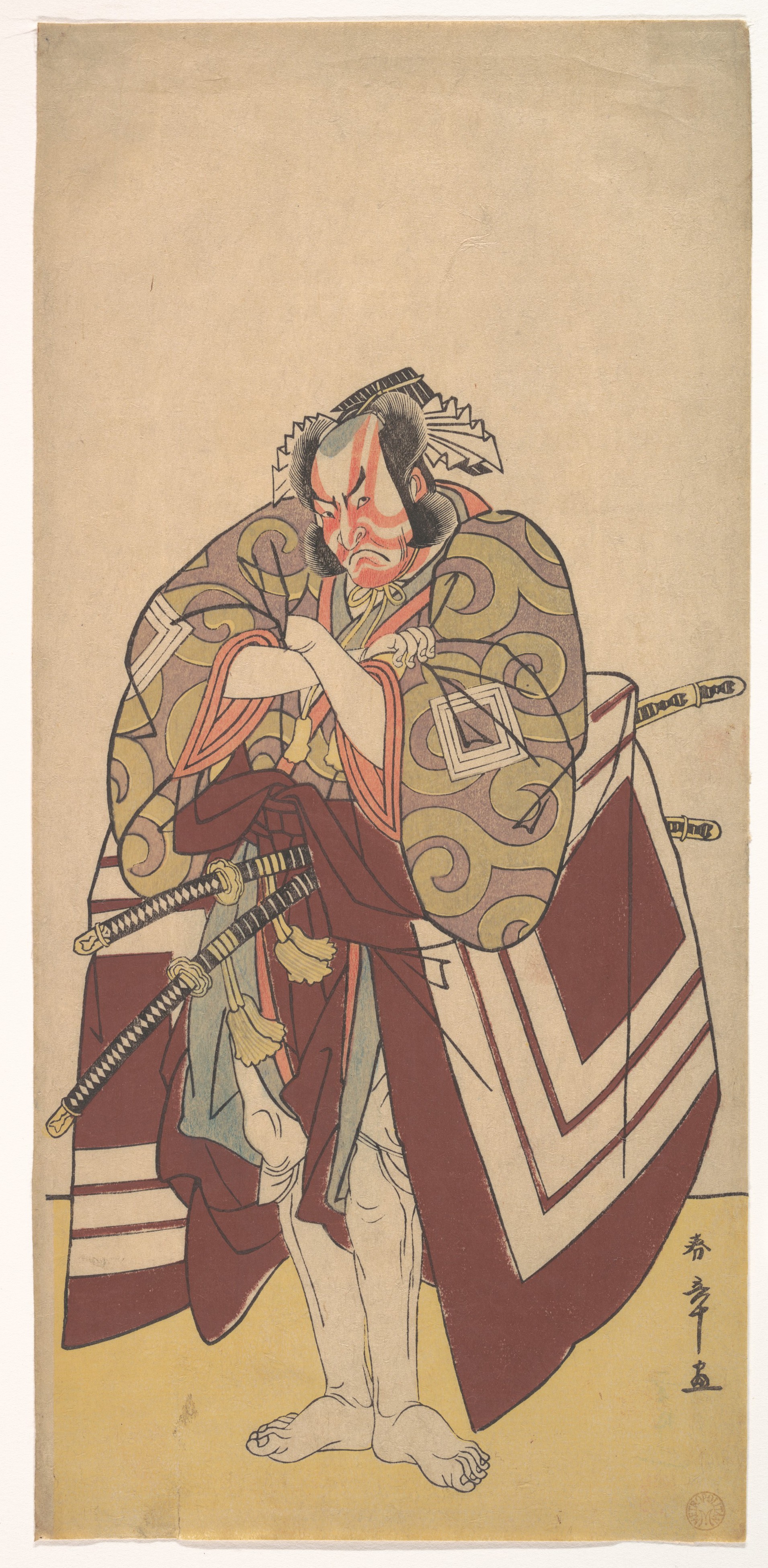 Kabuki Actor Ukiyo-e Print