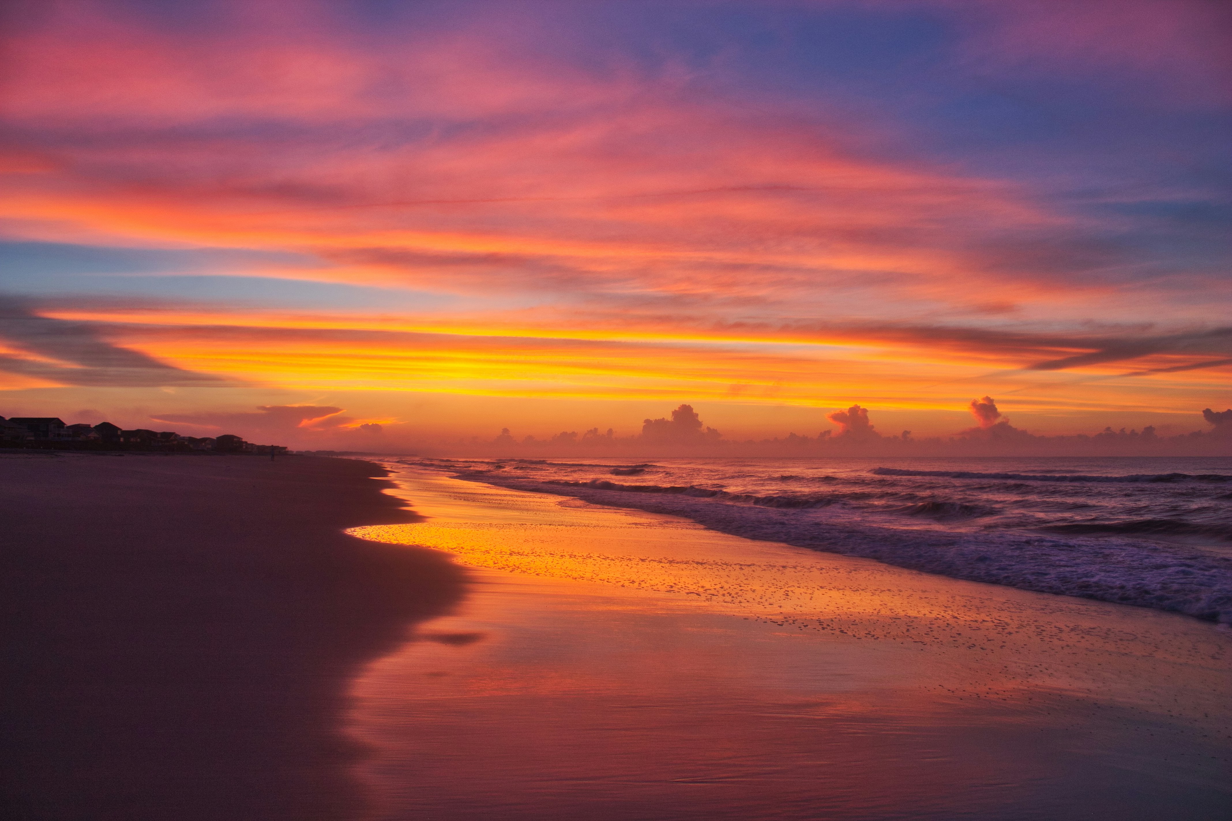 Coastal Beach Sunset