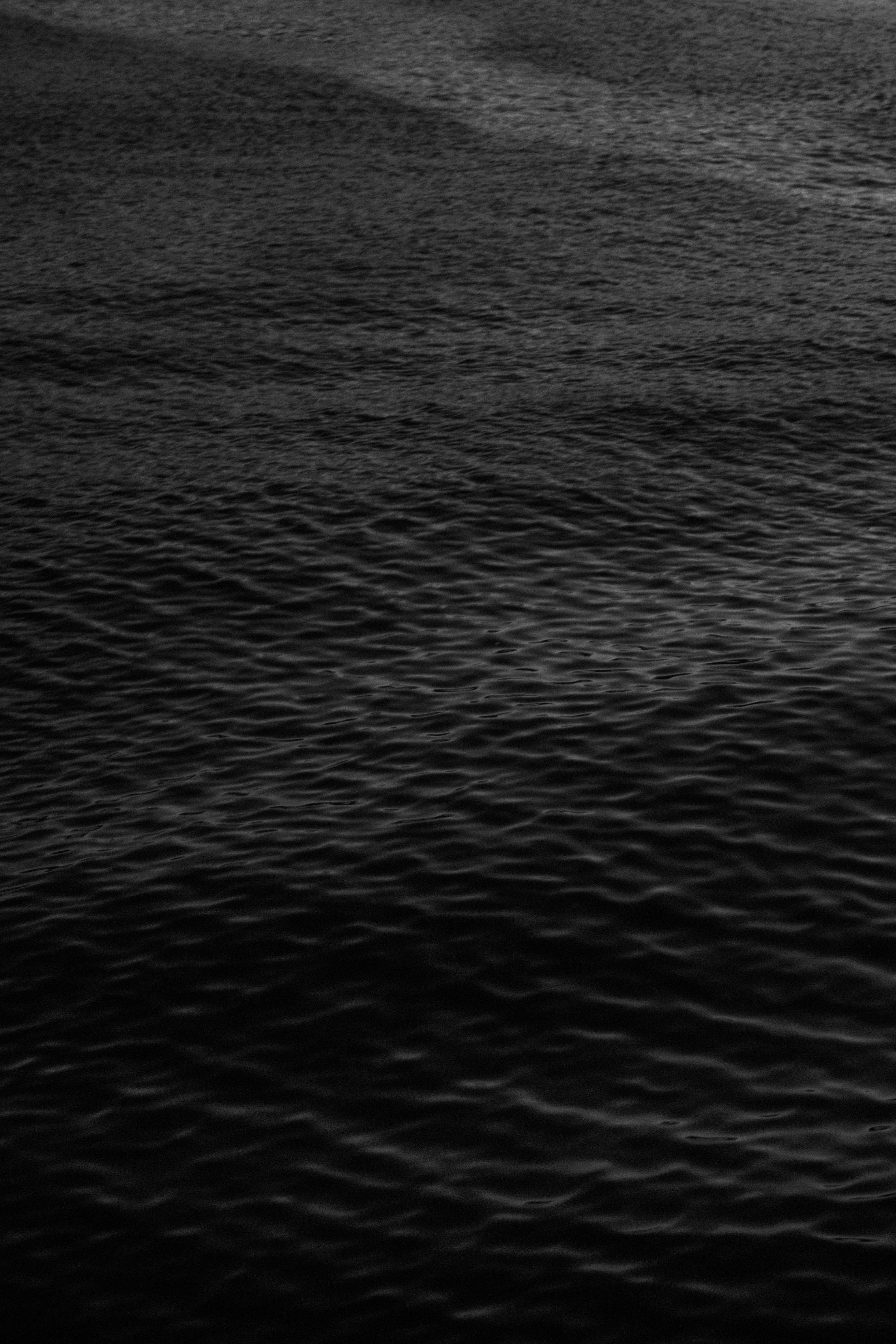 Dark Rippled Water Surface