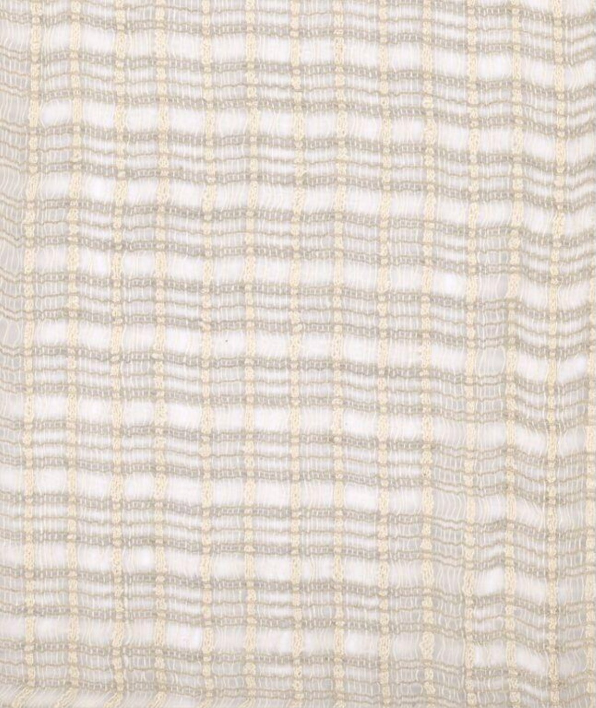 Textured Woven Grid Fabric