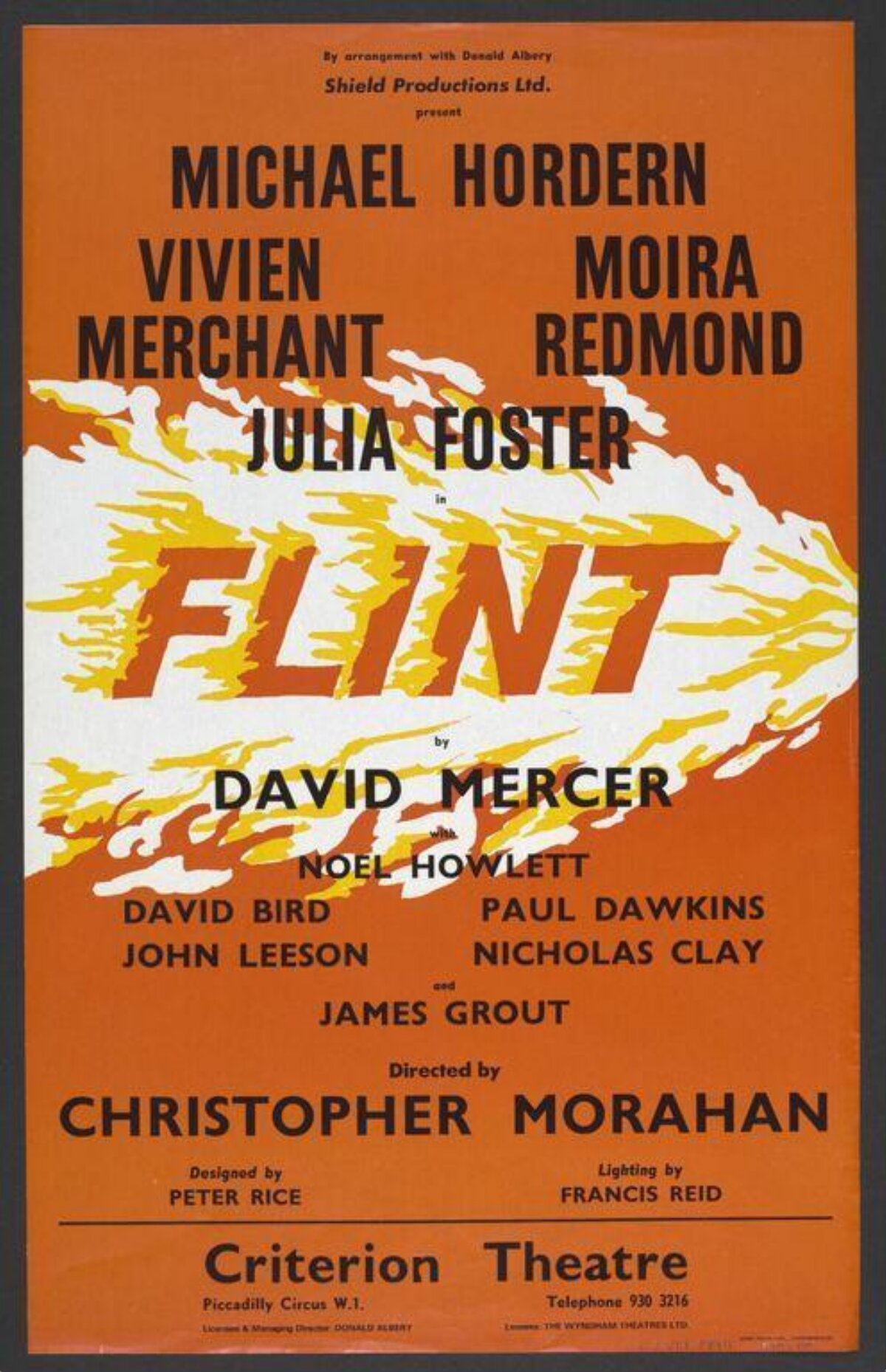 Flint Play Criterion Theatre Poster