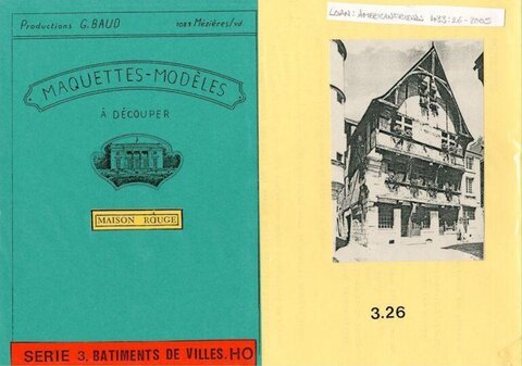 Maison Rouge Paper Model Kit Cover