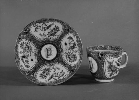 Antique Porcelain Cup and Saucer