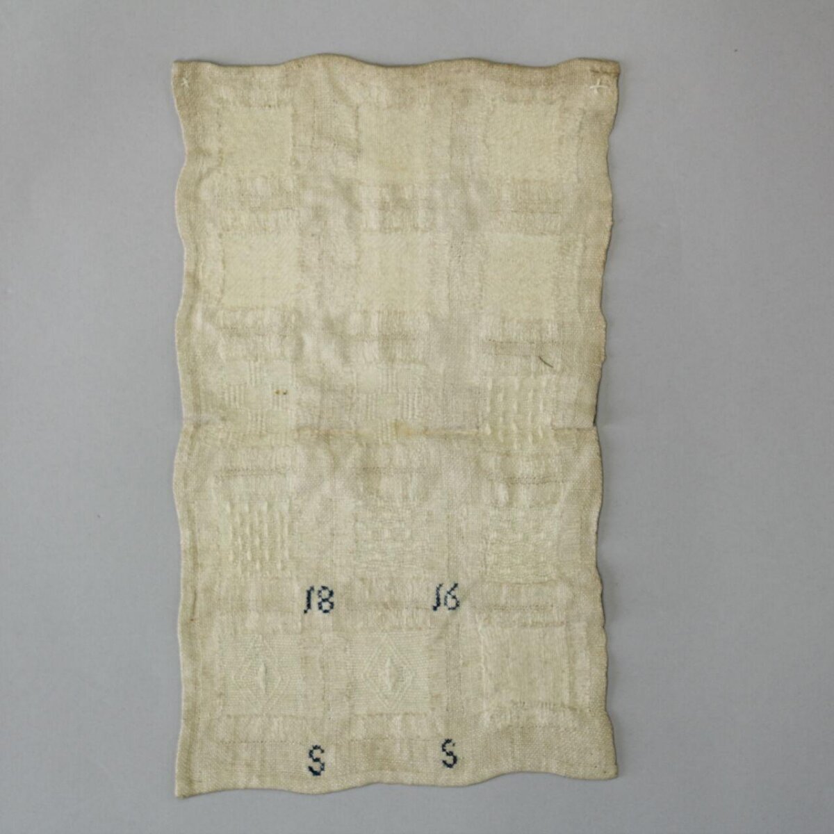 1816 Antique Handwoven Textile Sampler