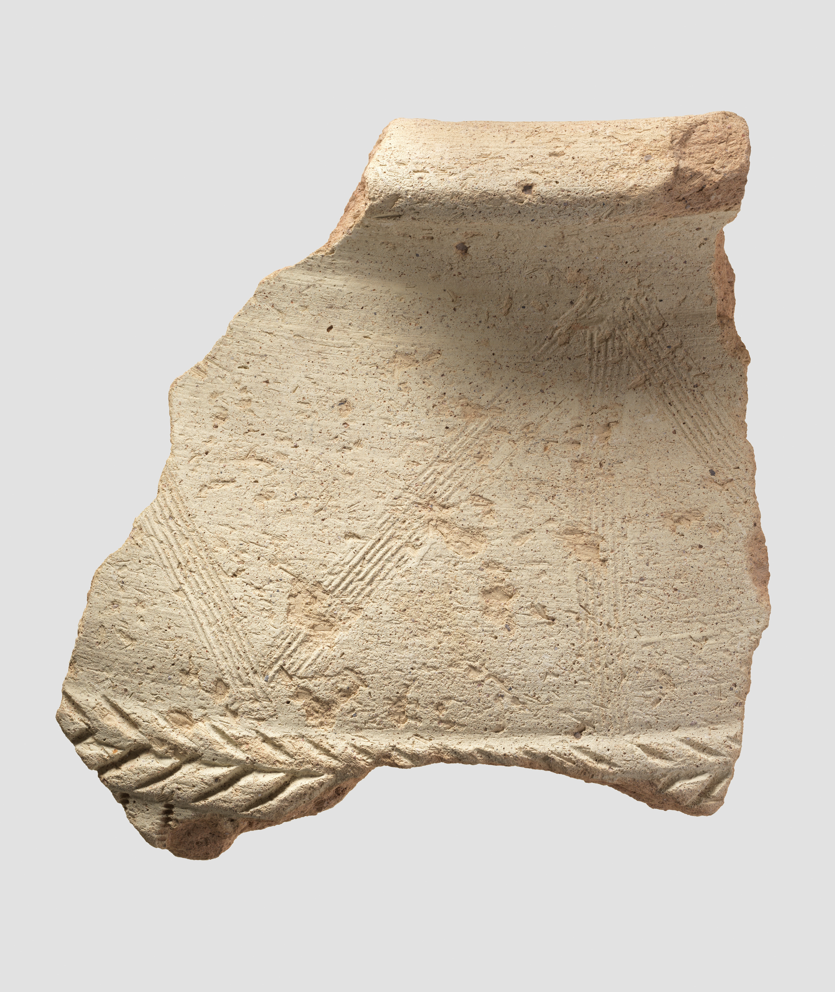 Ancient Pottery Rim Fragment