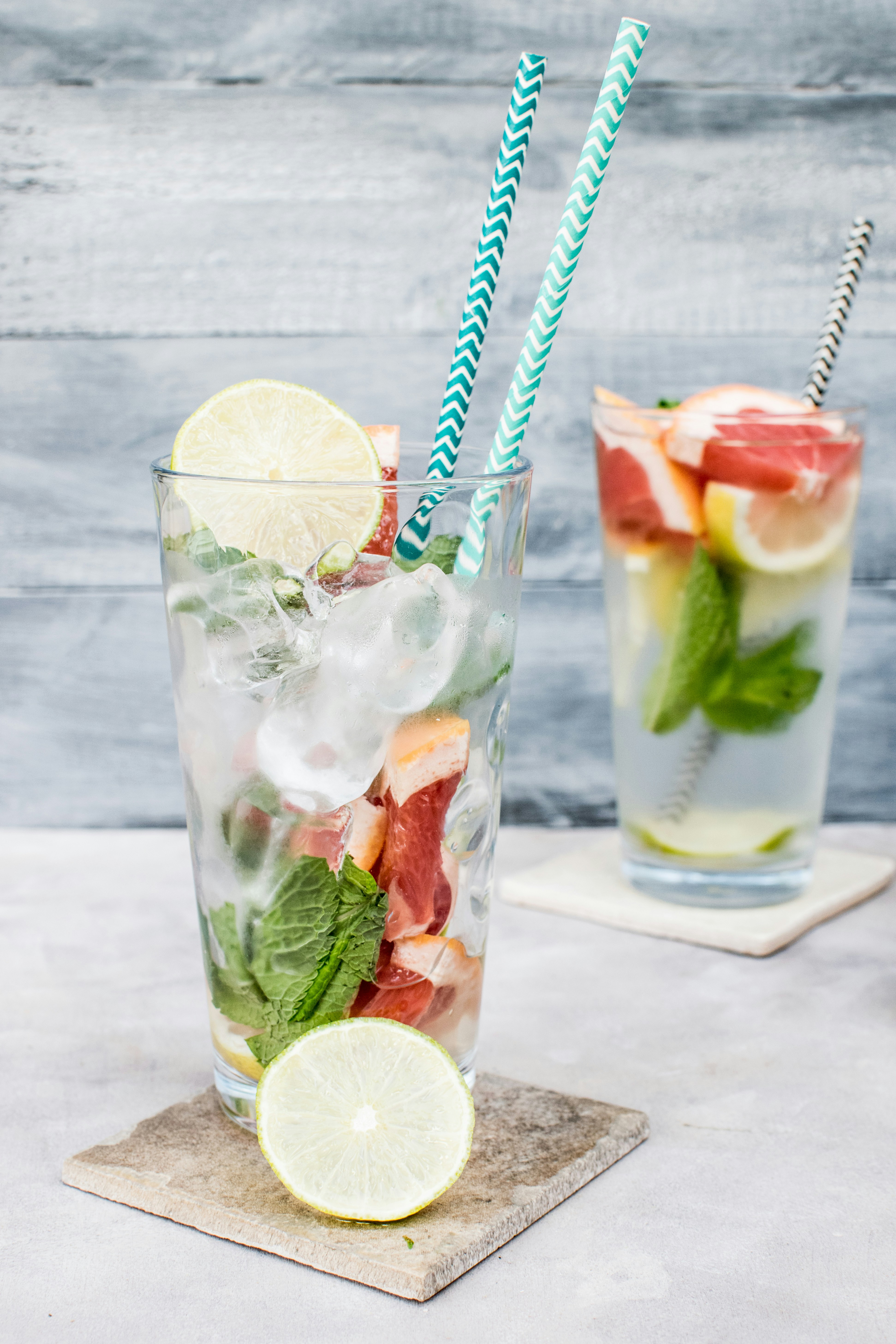 Grapefruit Lime Infused Water
