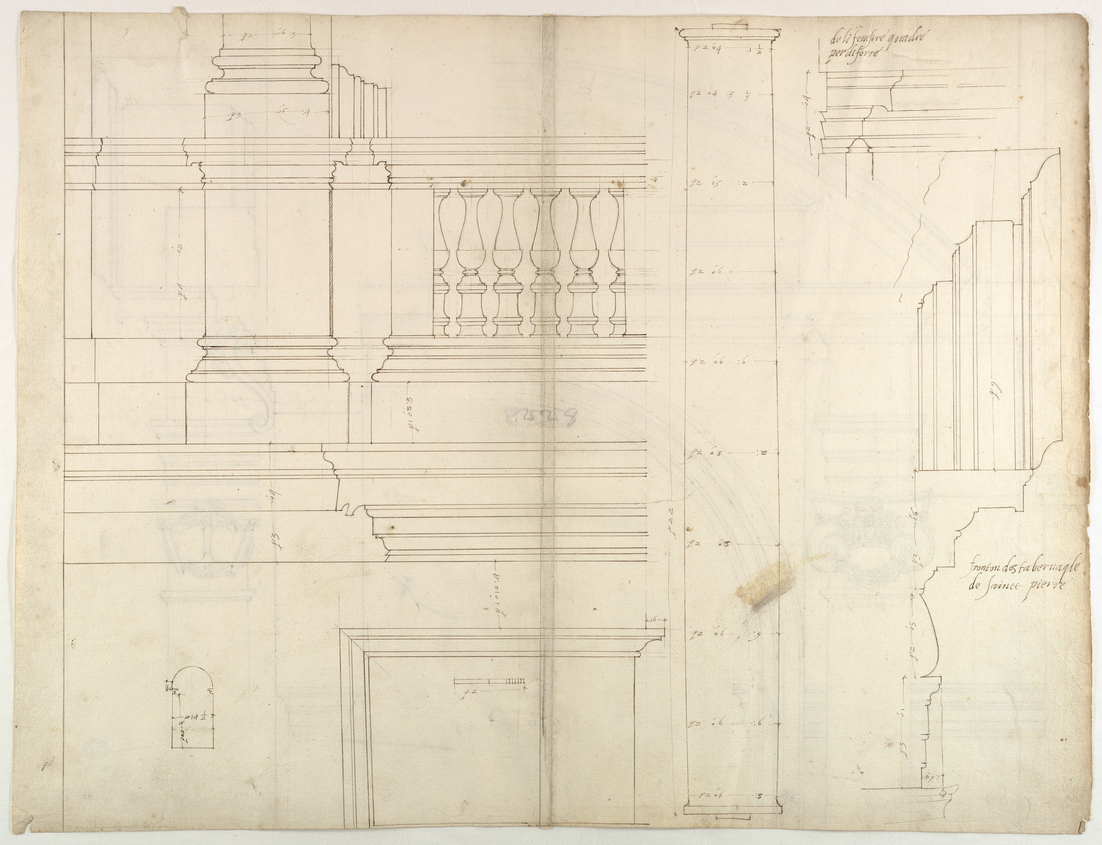 Classical Architectural Detail Drawing