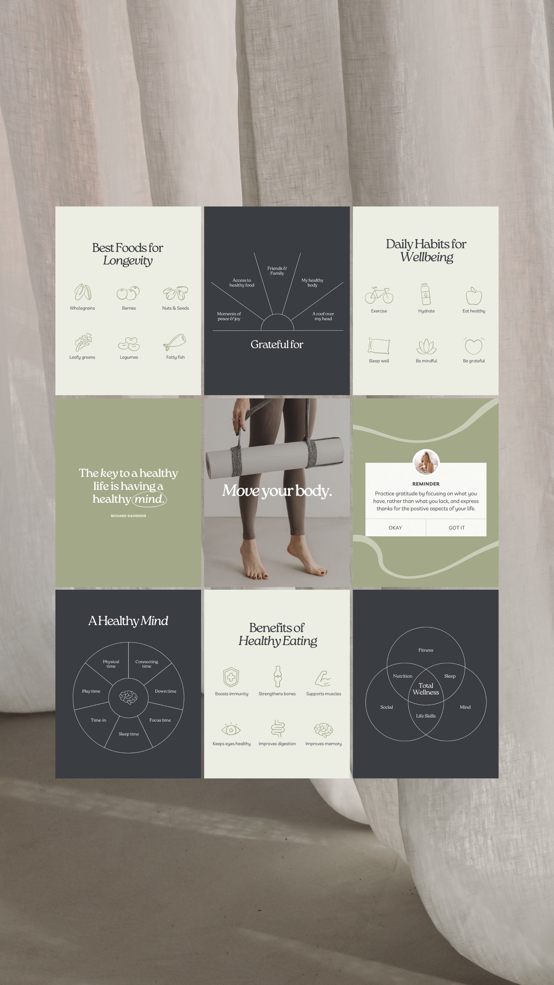 Holistic Wellness Infographic Collection
