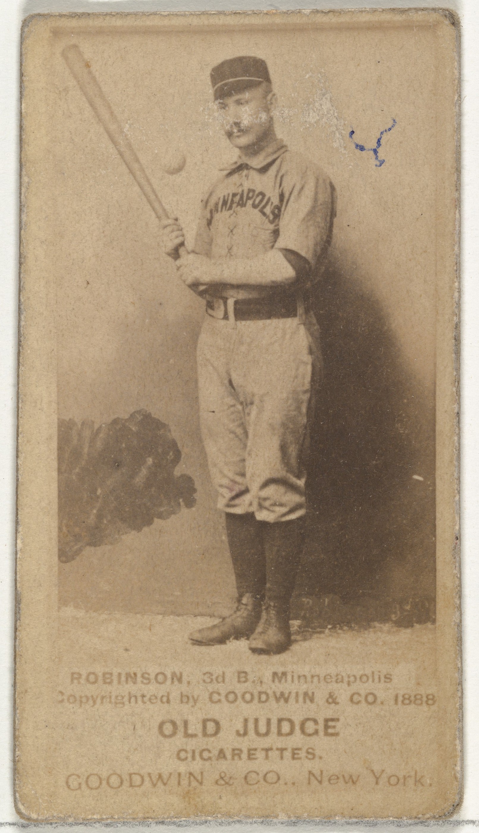 1888 Old Judge Robinson Baseball Card
