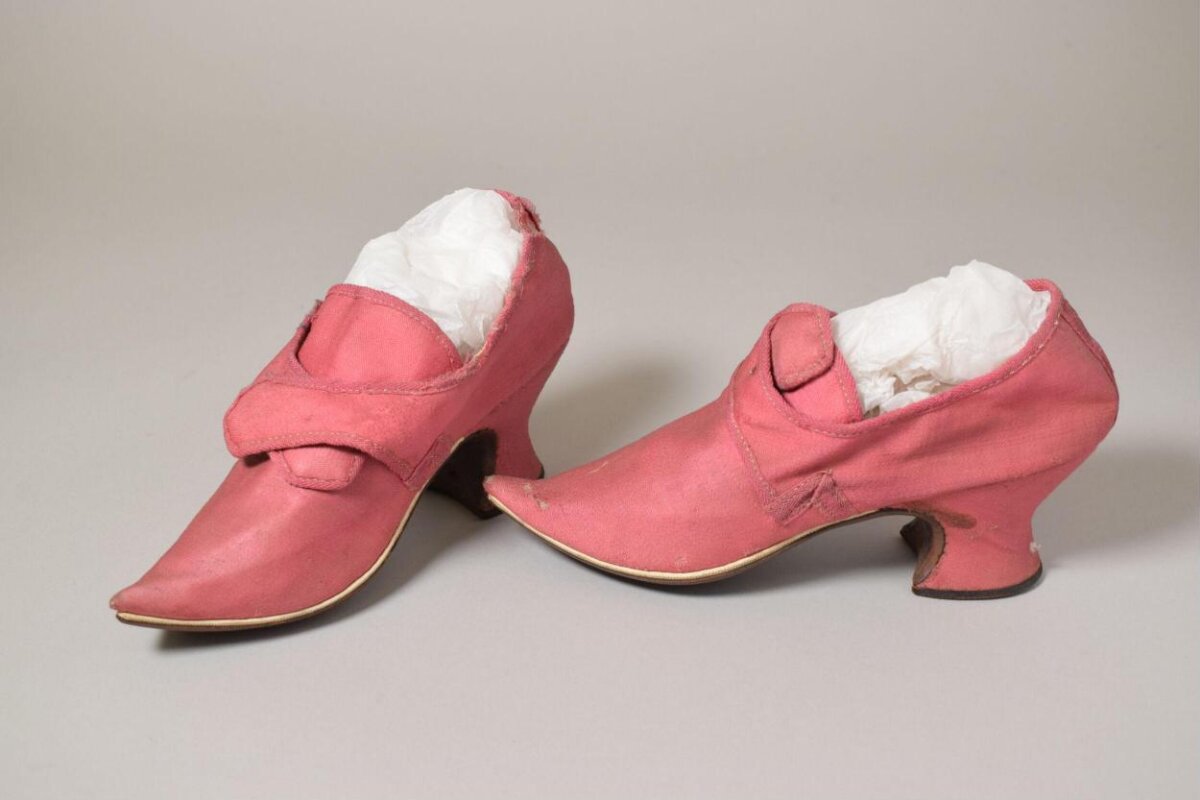 Pair of Pink Vintage Heeled Shoes