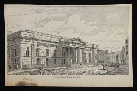 Covent Garden Theatre in 1809