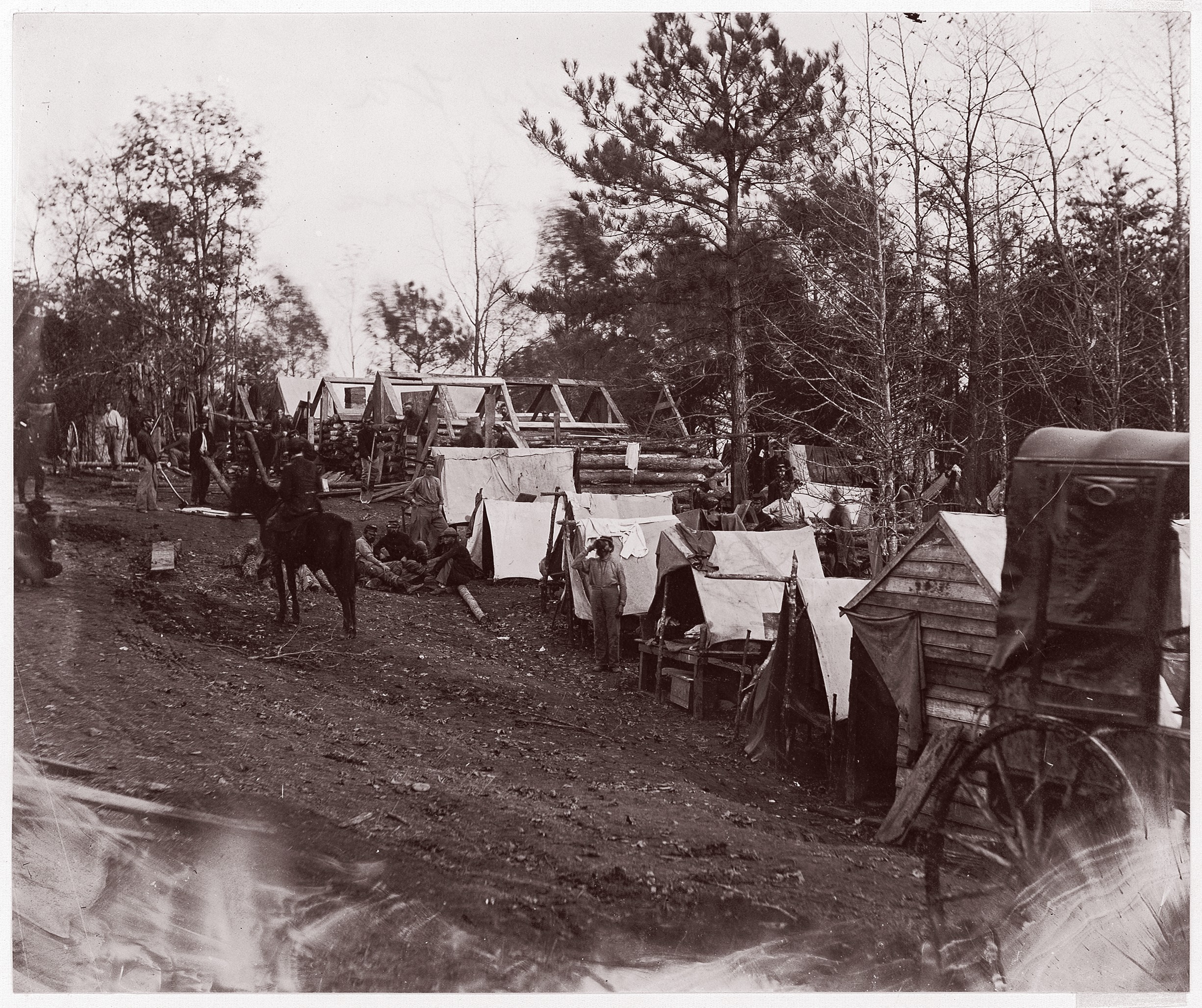 Civil War Era Army Camp