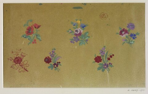Hand-painted Floral Pattern Design Sample