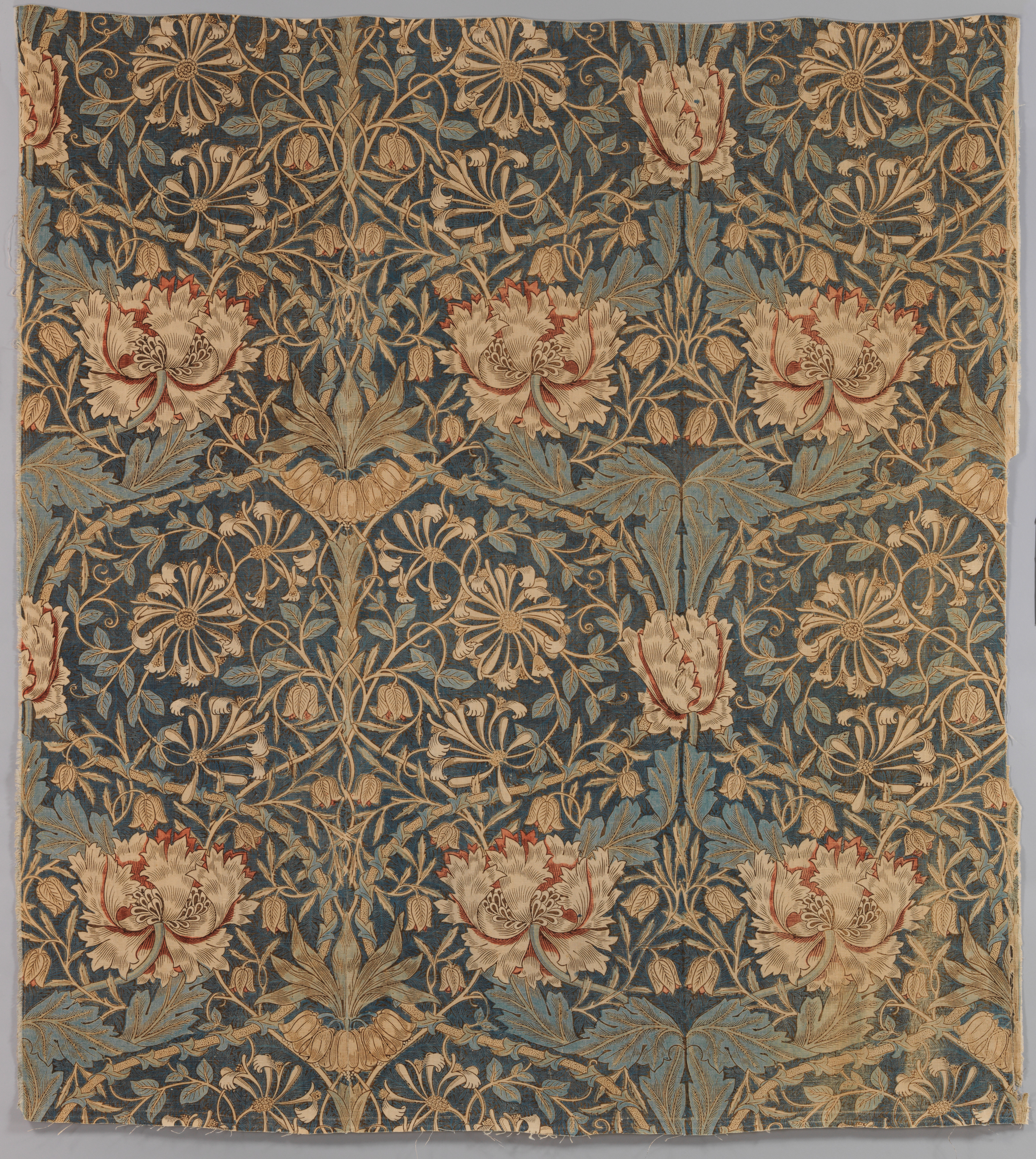Vintage Floral Pattern Textile