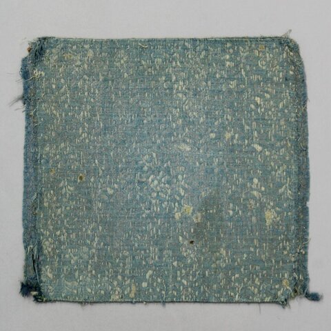 Antique Blue Woven Textile Fragment