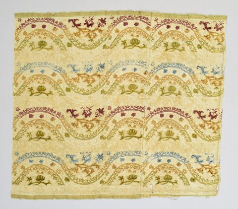 Antique Embroidered Textile Fragment