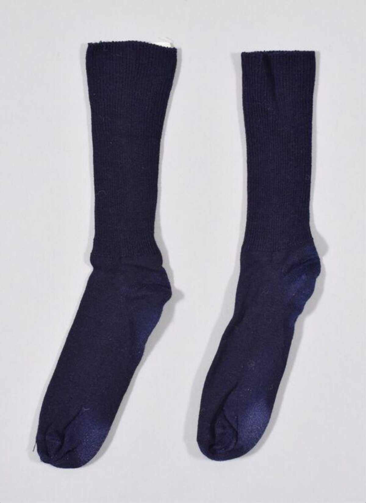 Pair of Navy Blue Mid-calf Socks
