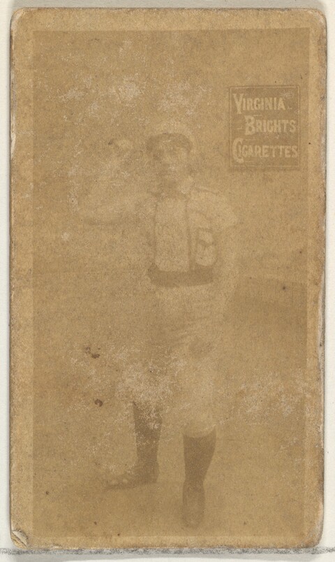 Vintage Virginia Brights Cigarette Baseball Card