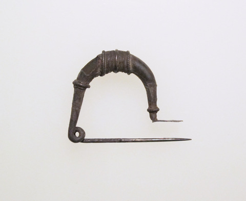 Ancient Metal Fibula Brooch
