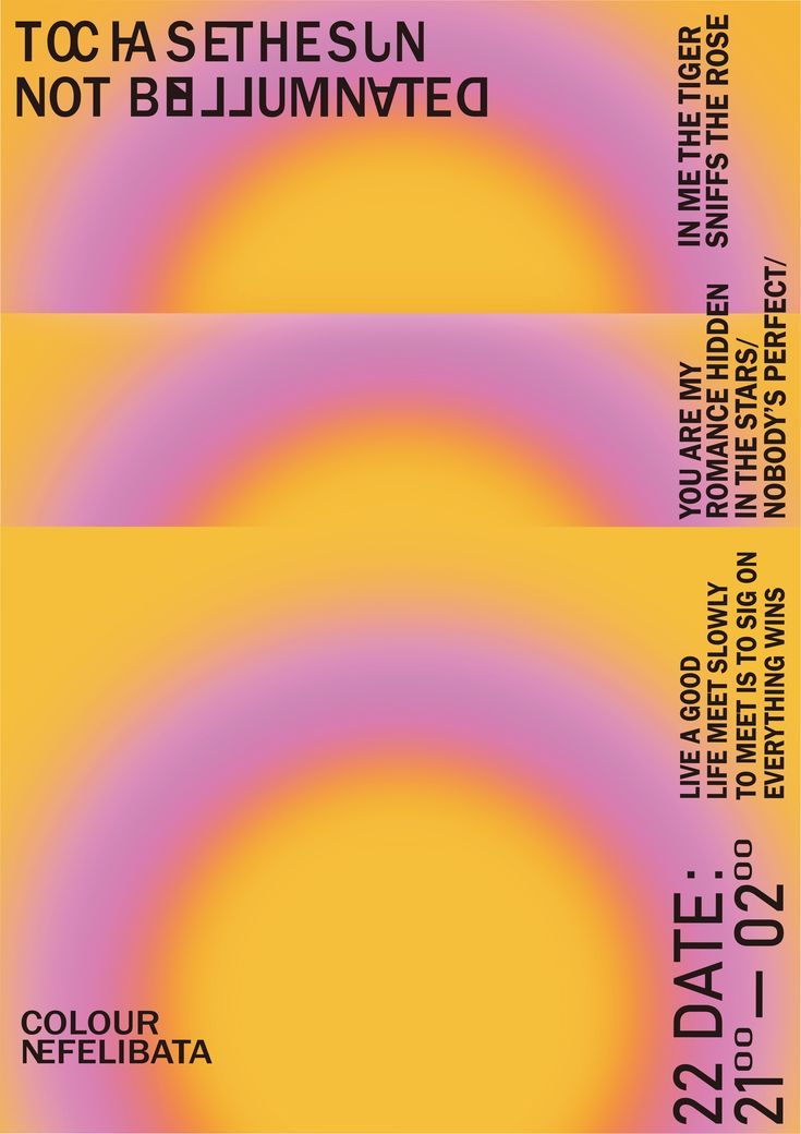 Warm Gradient Art Event Poster