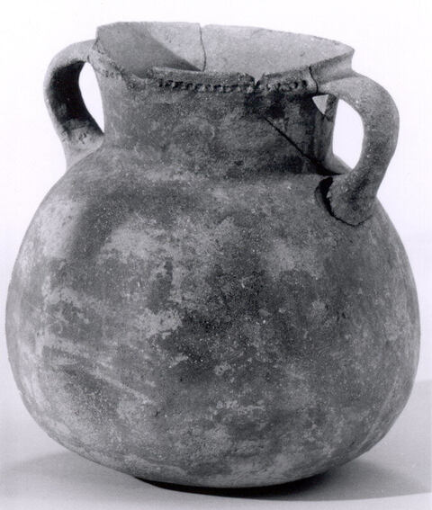 Ancient Double-handled Pottery Jar
