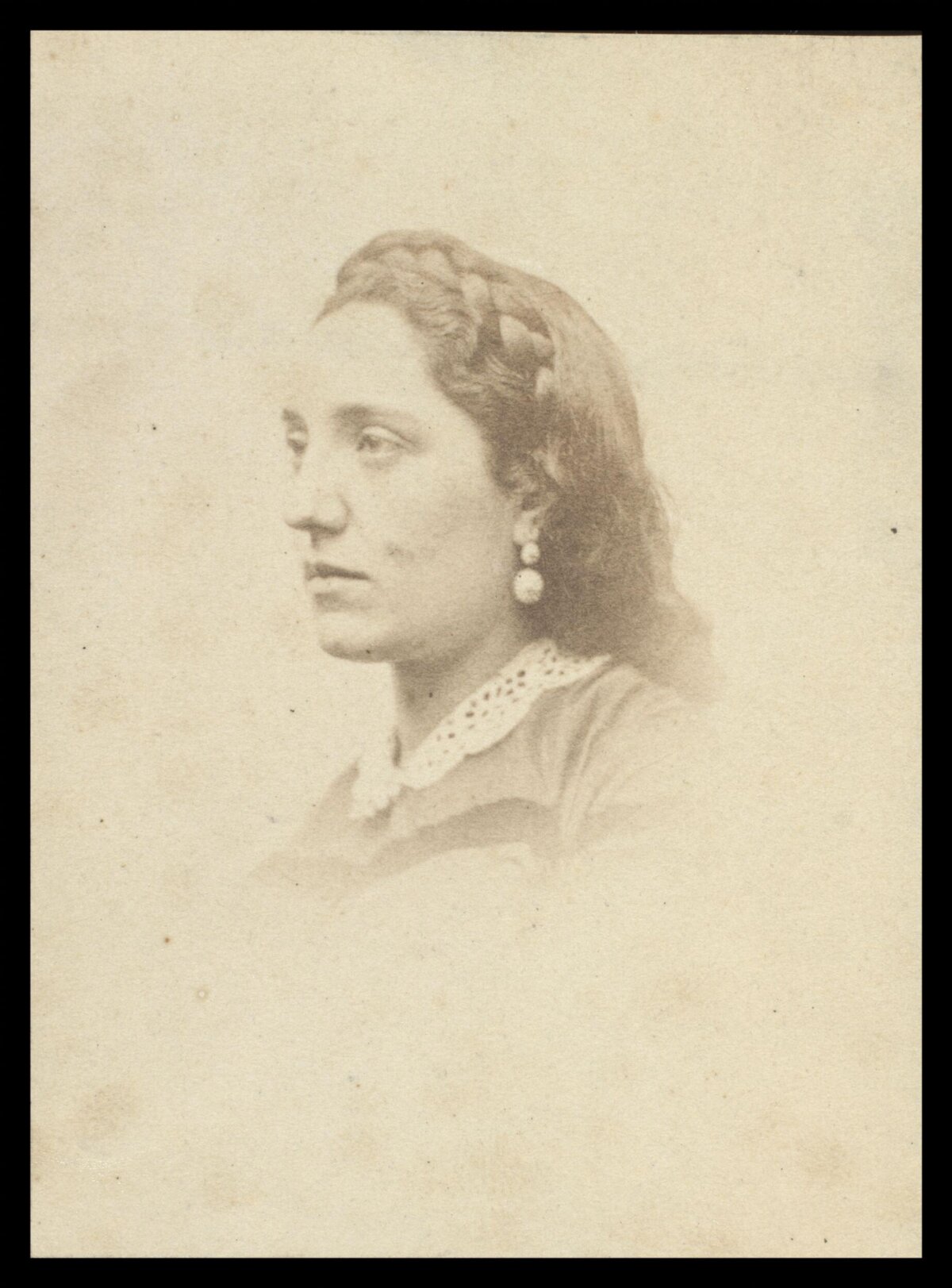 Vintage Bust Portrait of a Woman