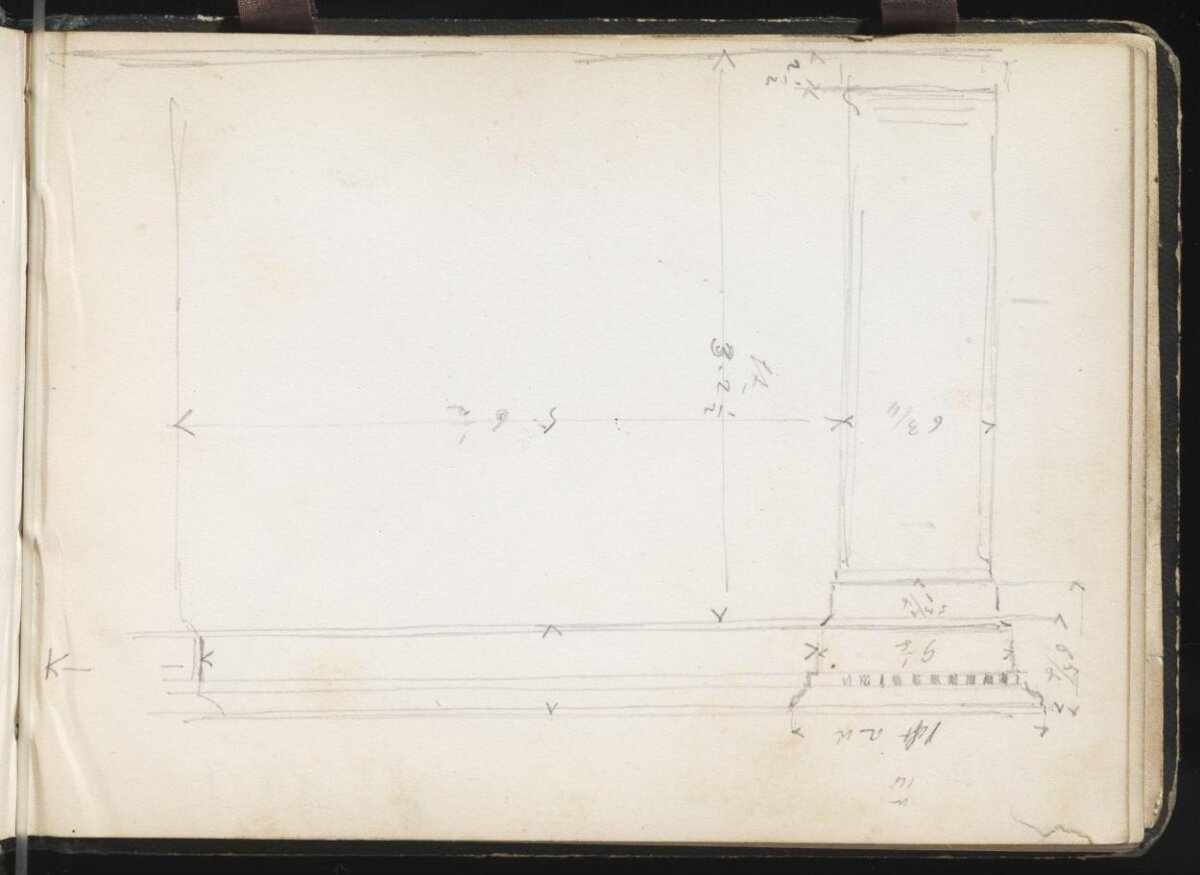 Architectural Dimension Sketch