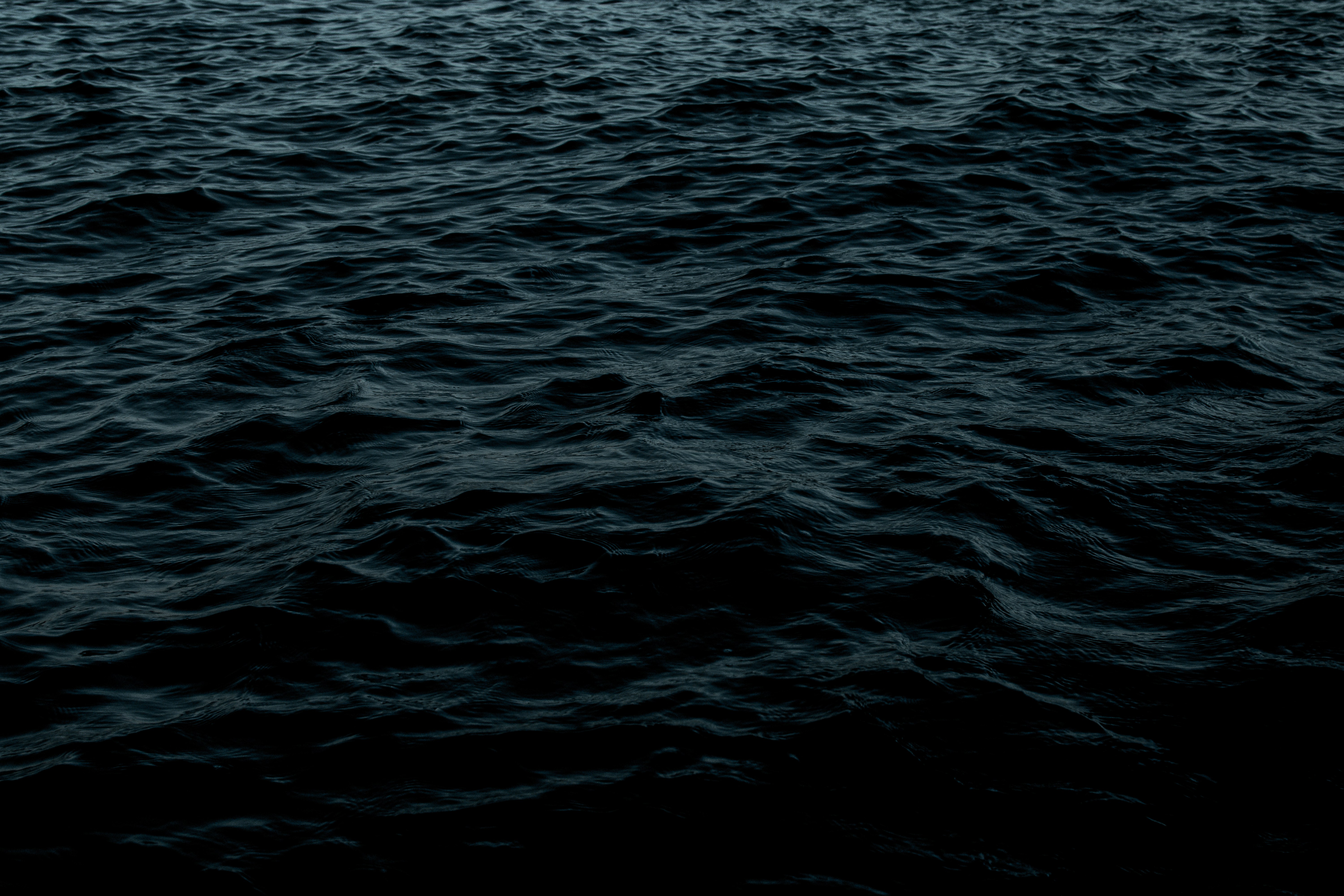 Dark Rippled Water Surface
